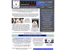 Tablet Screenshot of denversamoyedrescue.org